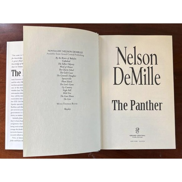 The Panther (A John Corey Novel) By Nelson DeMille Hardcover Book - Picture 2 of 5